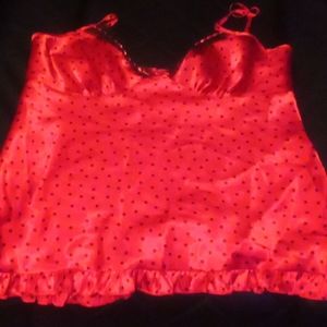 Playful polkadot camisole!